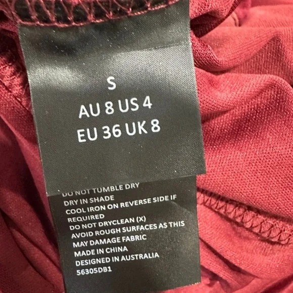 Bardot Aliyah Dress in Burgundy - Picture 3 of 13